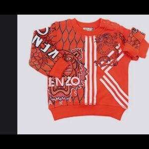 Kenzo outfit orange Sweat shirt w/ Sweat pants